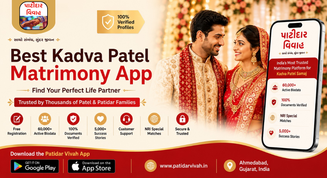 Best Kadva Patel Matrimony App to Find Your Perfect Life Partner