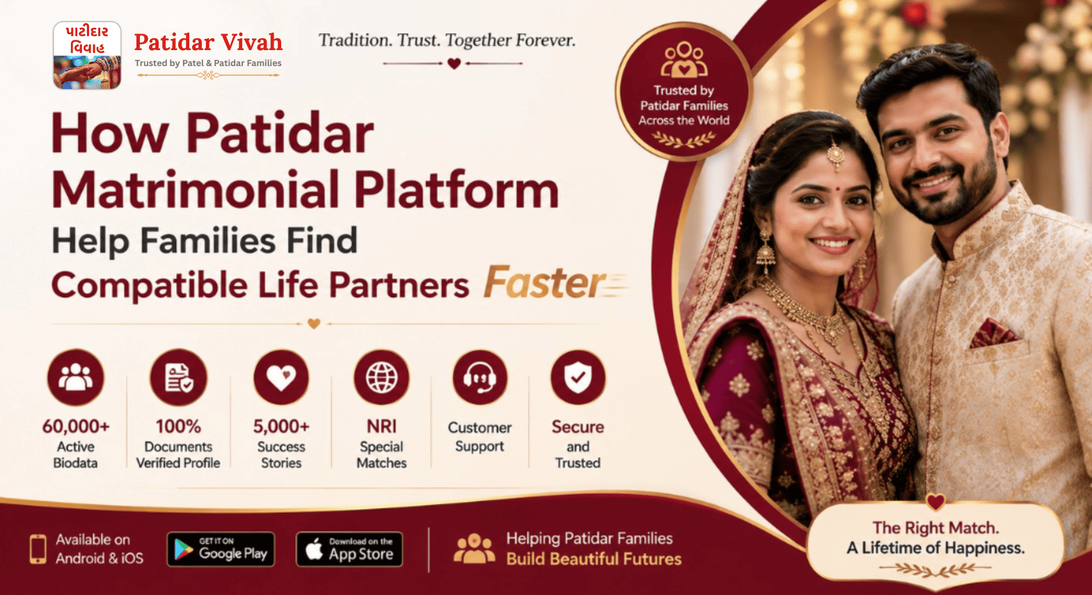 How Patidar Matrimonial Platform Help Families Find Compatible Life Partners Faster